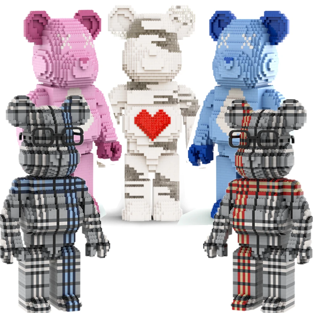 NEW IN STOCK Sweetheart Bear Bricks Creativity Gloomyy IDEAS TidePlay Ornaments Building Accessoroes Blocks Toys Gift