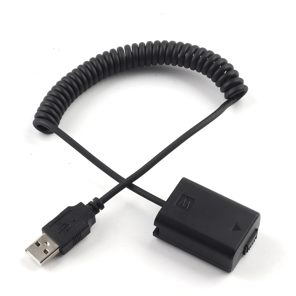 FW50 Dummy Battery Coupler to Power Adapter DC USB Type-C USB-C D-Tap Cable for Sony A7 A7R A7S II A6500 A6400 PowerBank NP-FW50