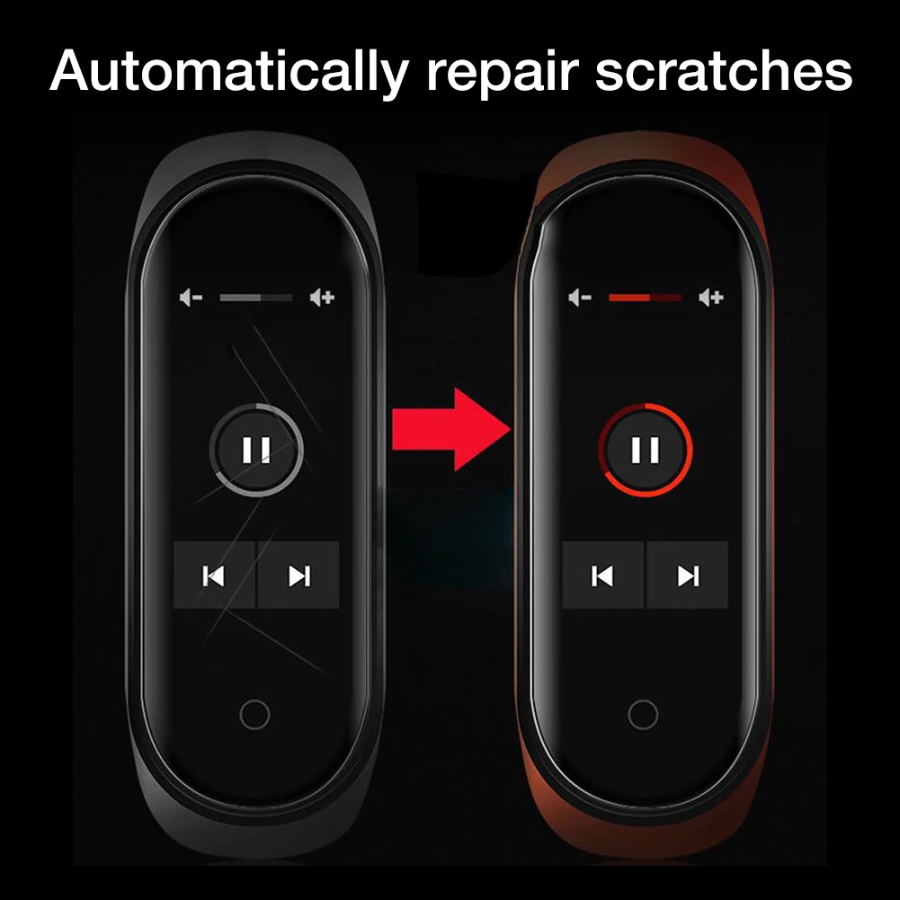 Película protectora de hidrogel para Xiaomi Mi Band 5, película protectora de pantalla completa para reloj inteligente M5, 1/3/5 Uds.