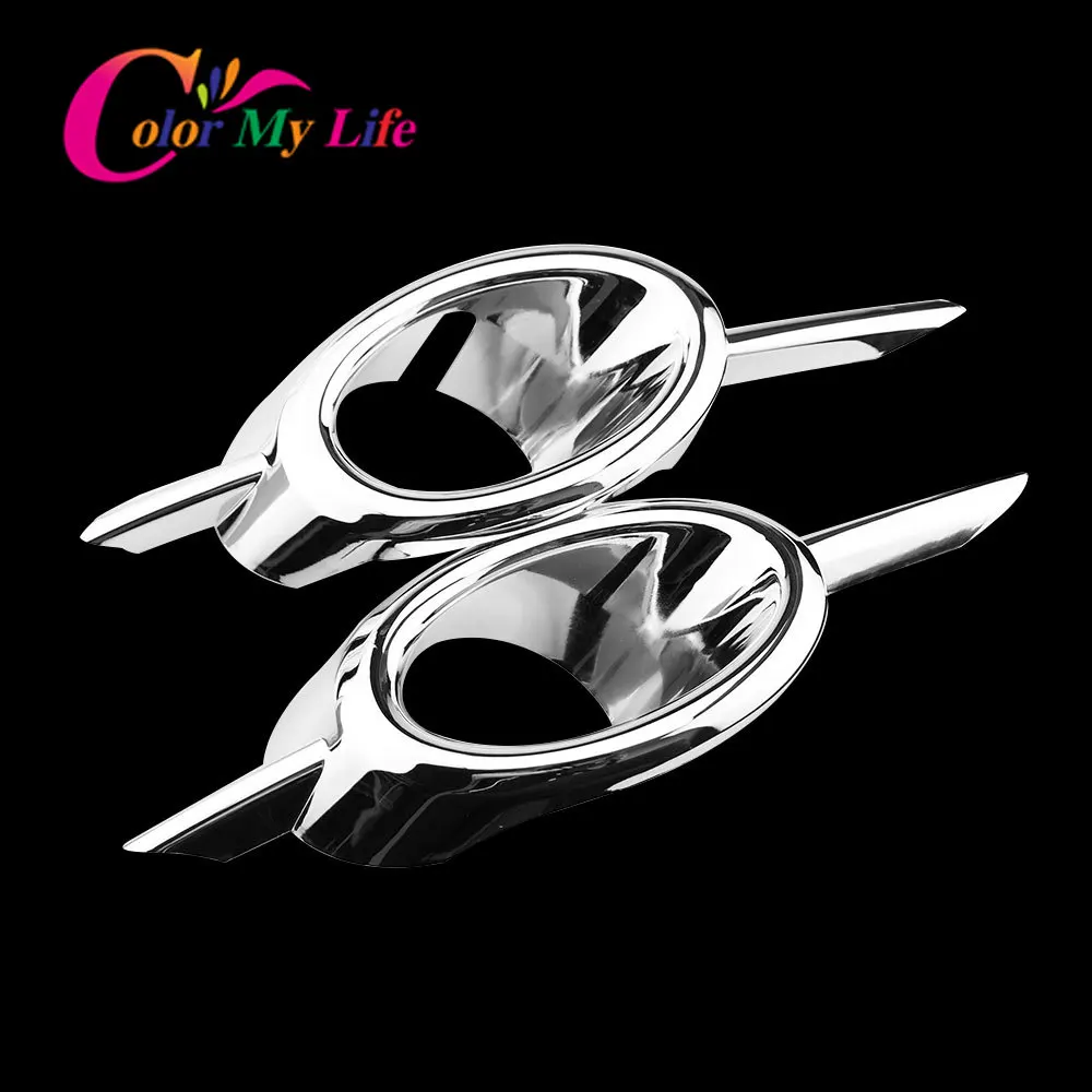 Color My Life ABS Chrome Car Front Fog Lamps Cover Fog Lights Covers for Chevrolet Cruze Sedan Hatchback 2009 - 2014 Accessories