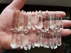 20pcs NATURAL CLEAR Lemurian Seed QUARTZ CRYSTAL ORIGINAL POINTS Specimen50-60g