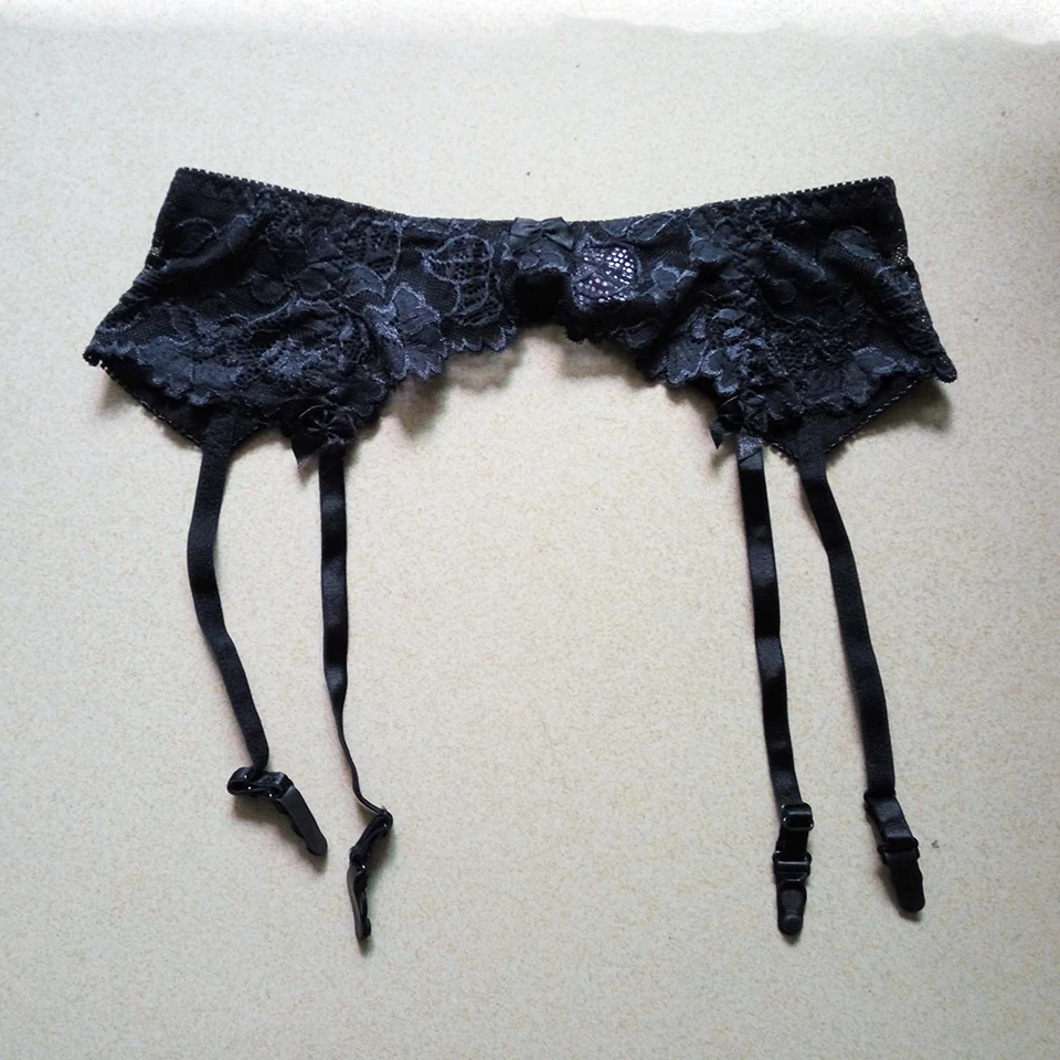 

Women Sexy Garter Belt For Stockings Stockings Set Femal Lace Garter Panties And Erotic Collocation Hose