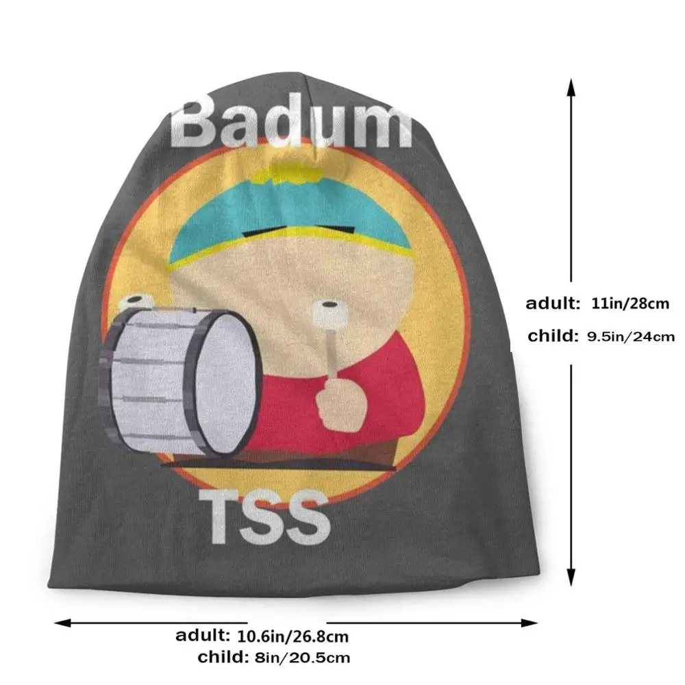 Badum Tss Eric Cartman | Knitted Hat Warm Beanie Outdoor Caps Jetray Big Gay Al Mr Slave Perry Platapus Tv Show Cartoon Bill