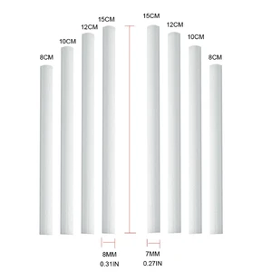 50 قطعة 7 مم / 8 مم مرطب تصفية القطن مسحة القطن الأساسية USB بالموجات فوق الصوتية الهواء رائحة الناشر الإسفنج عصا استبدال أفضل 10 قطع غيار لأجهزة الترطيب للمبيعات - رقم 3