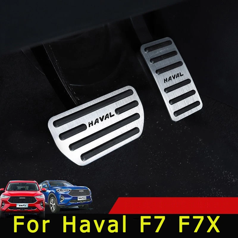 

Car Anti-skid Acclerator Brake Pedal Protection Cover For Haval F7 F7X 2019 to 2021 Accessories Accelerator Brake Footrest Pad