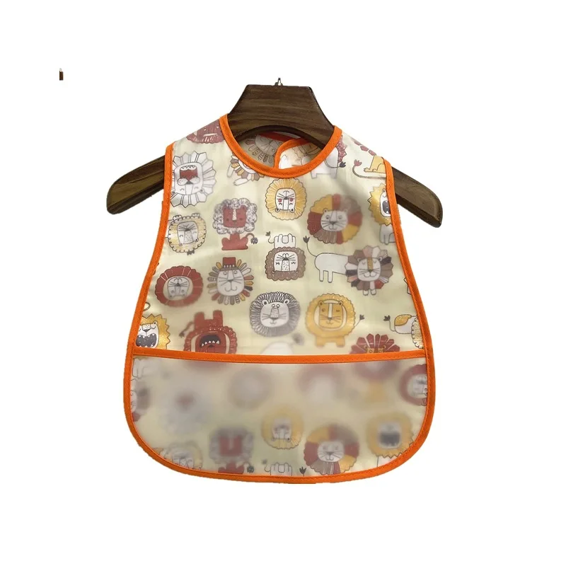 High Quality Adjustable Baby EVA Bibs Cartoon Cotton Child Waterproof Lunch Feeding Bibs For Kids Girls Boys Feed Accessories