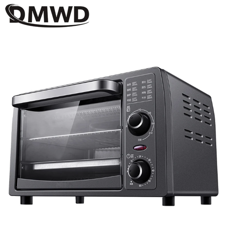 DMWD 13L Household Electric Oven Multifunctional Fruit Dryer Pizza Maker Cake Baking Machine Dehydrator Temperature Time Control