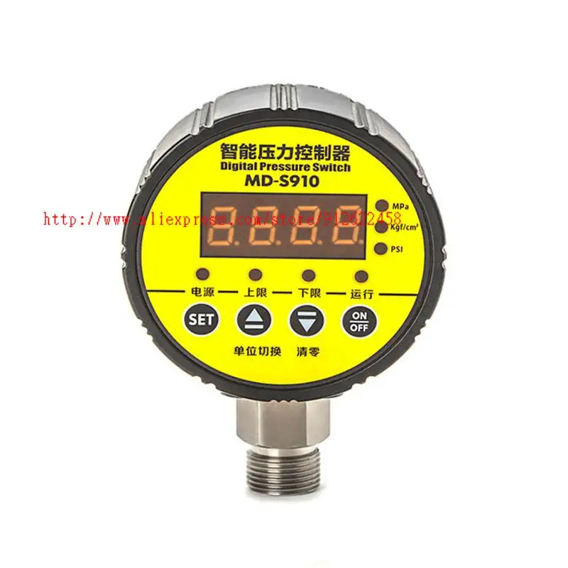 1PCS  MD-S910  Intelligent Digital Vacuum Gauge Pressure Controller 24VDC  220VAC  380VAC