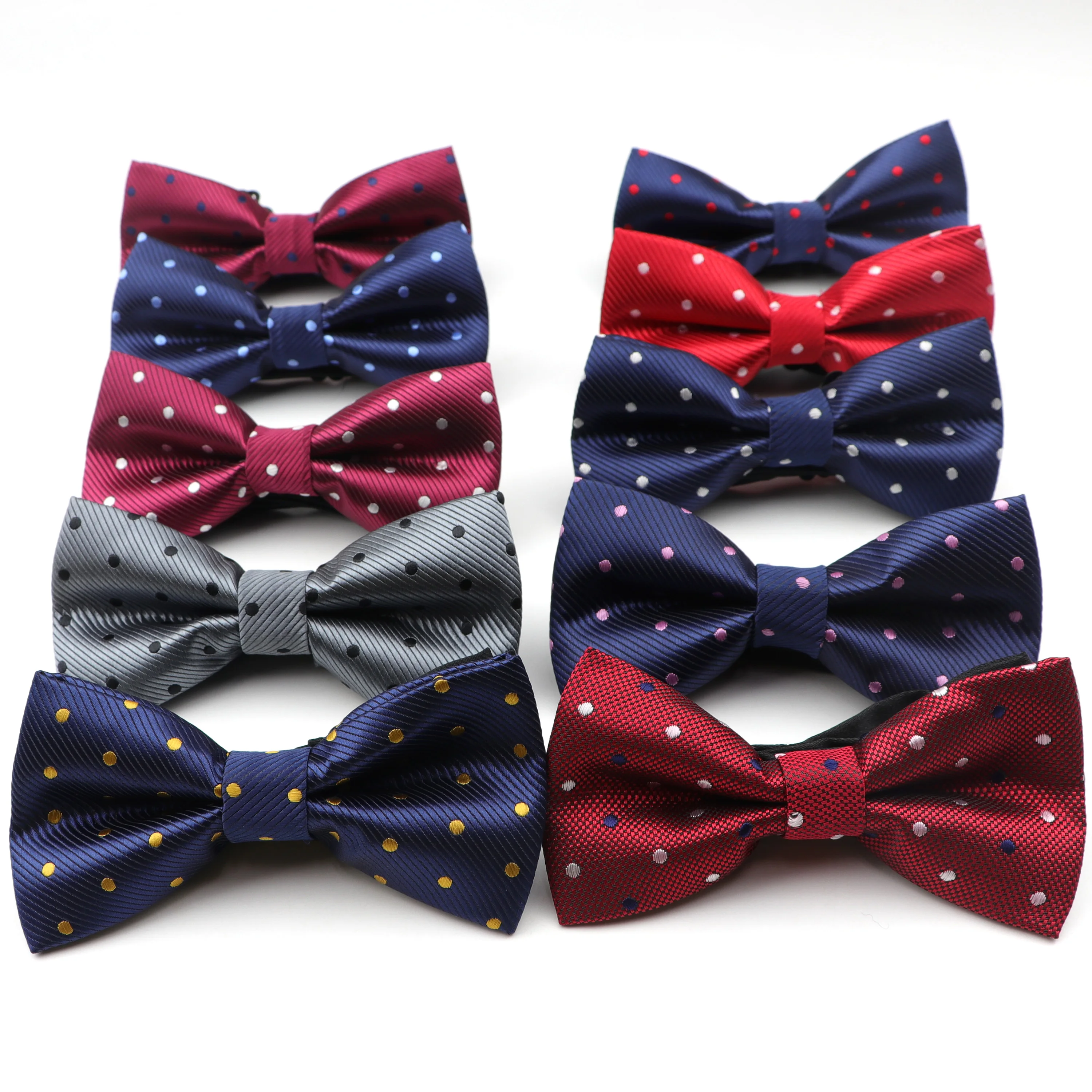 Men's Bowtie Fashion Classic Butterfly Gravata Party Wedding Bow Tie Dot Pattern Bowknot Accessories Necktie