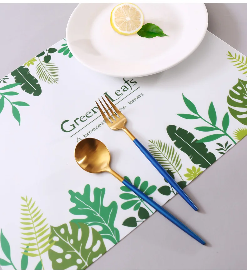 NEW Silicone Waterproof Placemat Table Mat Heat Insulation Anti-skidding Washable Durable For Kitchen Dining