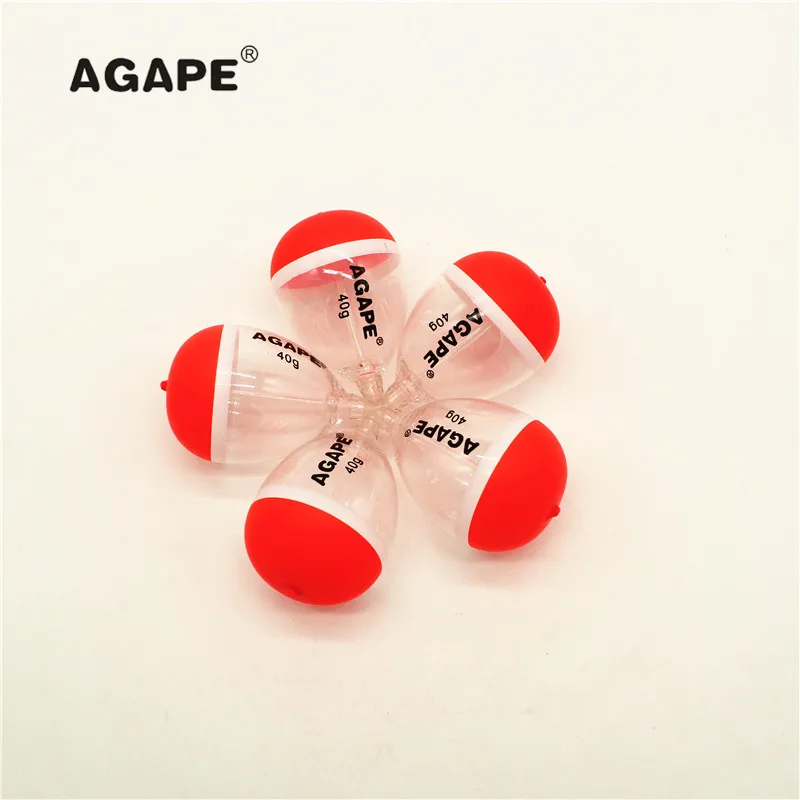 Agape 4pcs/Lot Crystal Float Clear Bobber Hollow Limited Quantity 25G 40G 154744