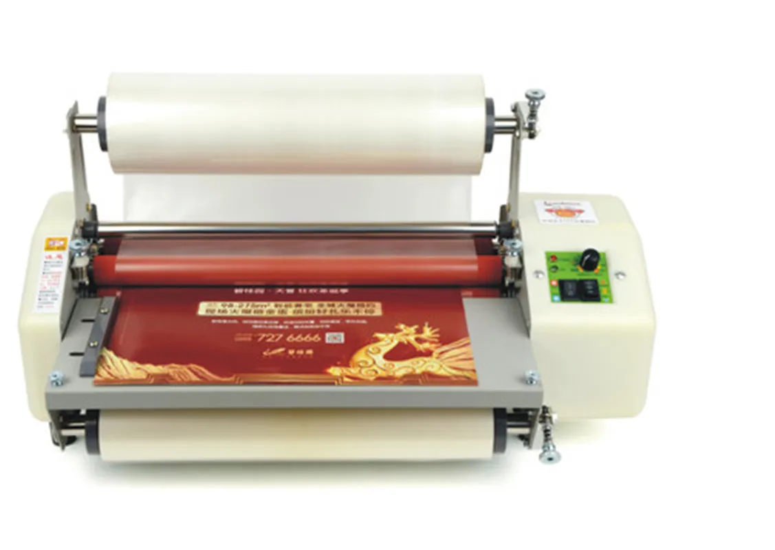 1PC 12th 8230T 8350T A3+ four roll laminator hot roll laminator and common laminator Adjustable speed