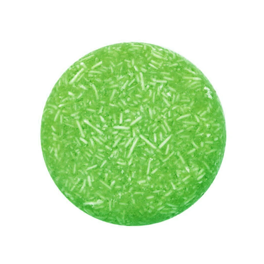 Sólido Chá Verde Shampoo Bar, Feito com Ingredientes Naturais e Orgânicos, Todos os Tipos de Cabelo Faça Sabonete Frio, 50g