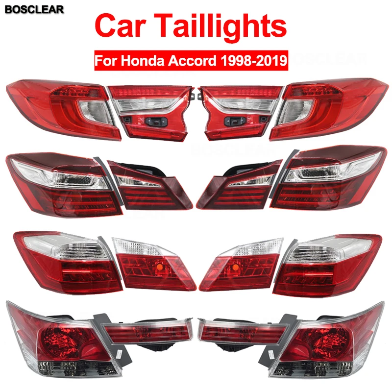 Car styling LED Taillight For Honda Accord 2003-12 13 14 15 16 17 18 2019 Rear Lamps + Brake Light + Reverse Light + Turn Signal