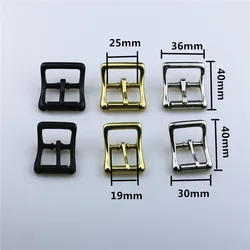 Metal Buckle Center Bar Roller Buckle Black Color Brass Color Nickel Plated Finish 19mm, 25mm Bag Accessories