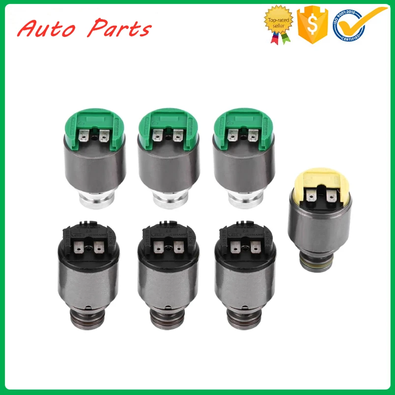 

7pcs 5HP19 Pressure Regulator Transmission Solenoids Set Kit for AUDI A6 A8 S4 S6 for RS6 Transmission Solenoid Kit