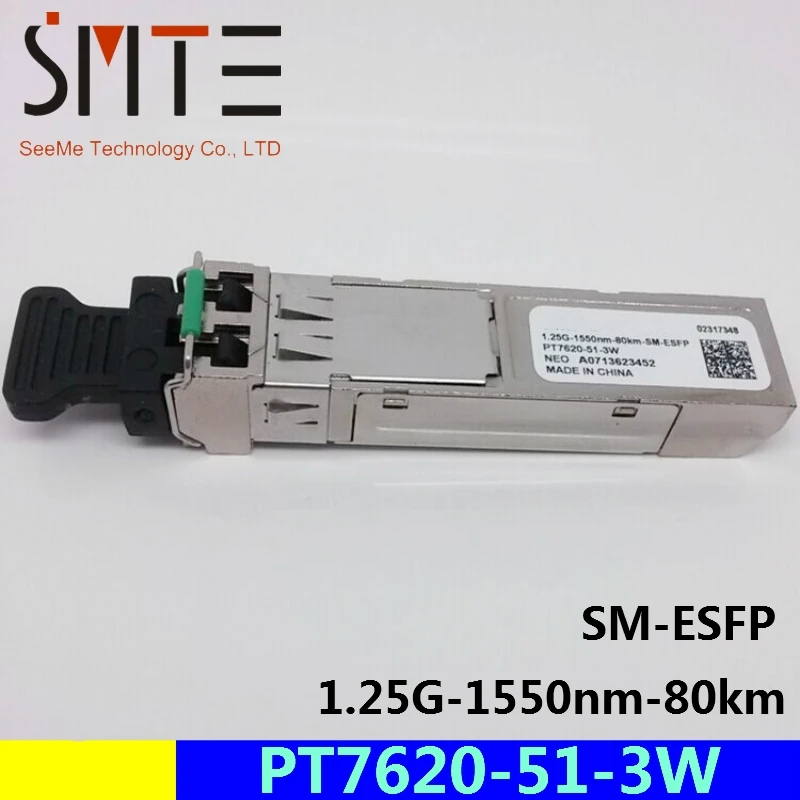 

PT7620-51-3W 1.25G-1550nm-80km-SM-ESFP fiber optical transceiver