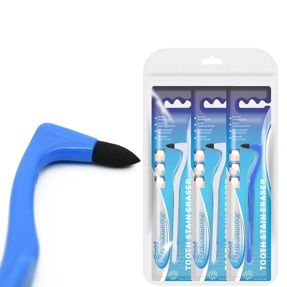 Orthodontic Toothbrush Tooth Stain Eraser Sponge Remove Tartar/Tea/ Smoke Stains Oral Care Interdental brush Teeth Whitening