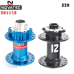 Novatec bicycle hub DH41SB  20mm cylinder shaft front flower DH speed drop front bearing hub bicycle accessories