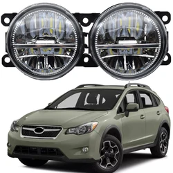 Car DRL H11 12V For Subaru XV Crosstrek 2013 2014 2015 Fog Lights Assembly Fog Lights