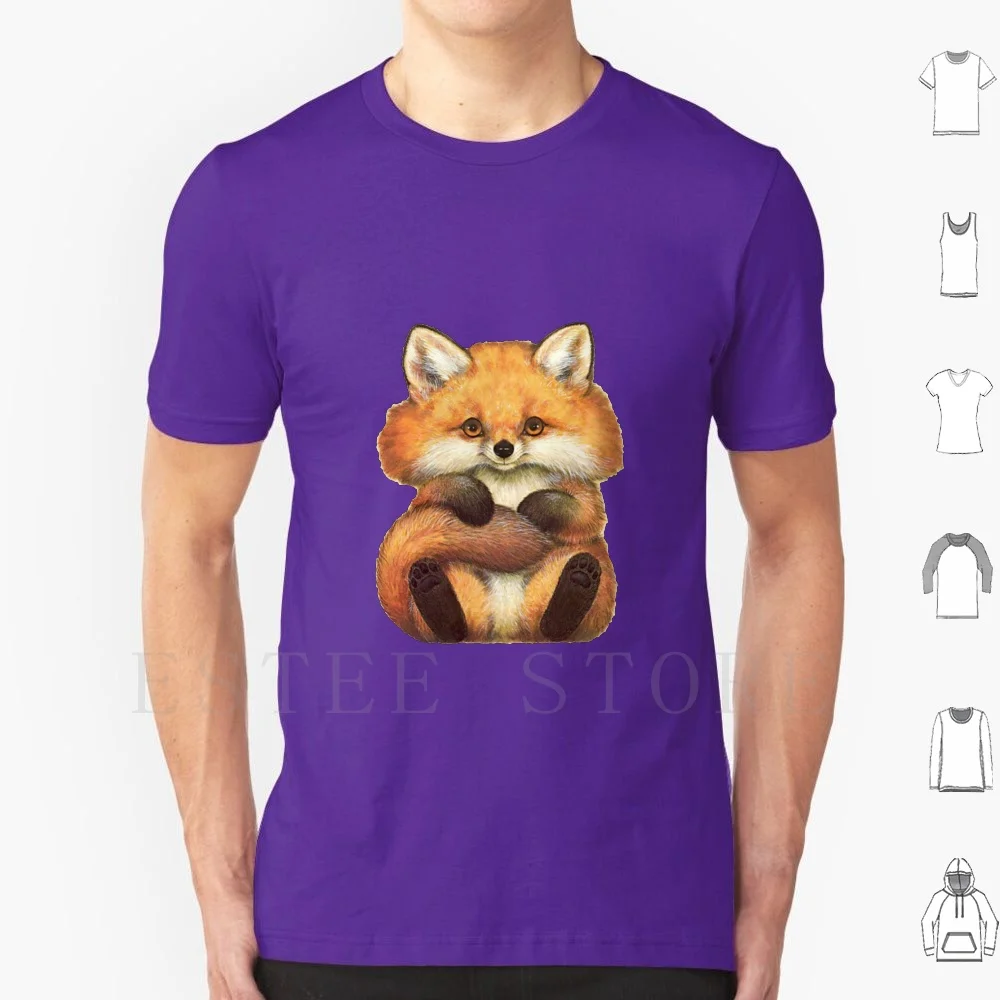 

Cute Fox T Shirt Men Cotton 6xl Fox Nine Tailed Fox Cute Mythology Animal Anime Fantasy Korean Folklore Nine Tails