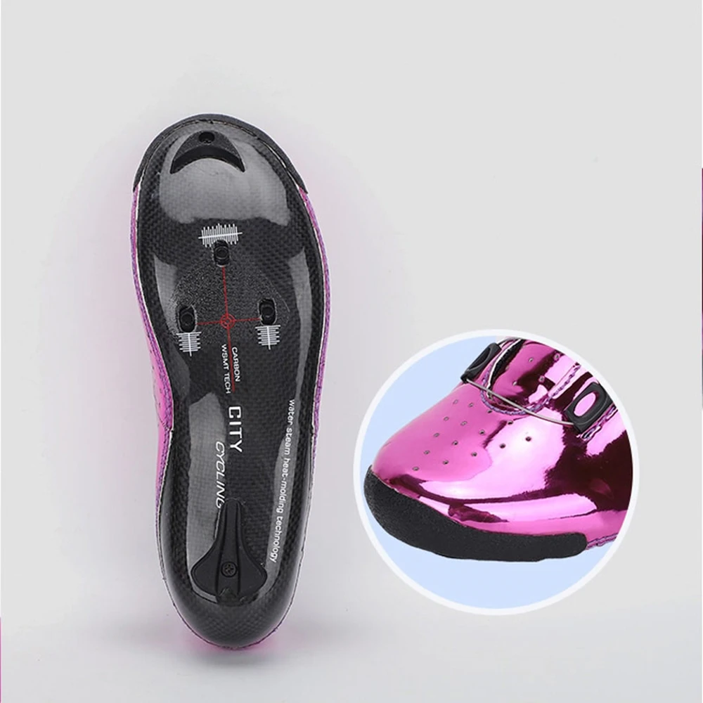 Sapato para ciclismo hyper c3 roxo, sapato de carbono para estrada sapato de ciclismo profissional road lake bont verducci