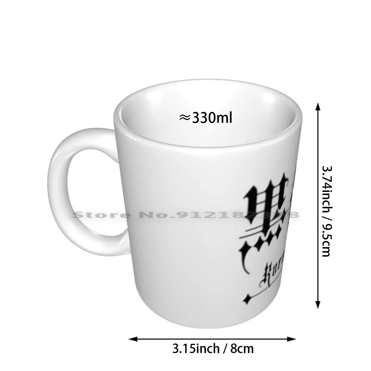 Black Butler Ceramic Mugs Coffee Cups Milk Tea Mug Black Butler Butler Black Black Butler Ciel Devil Shonen Mystery Anime Title