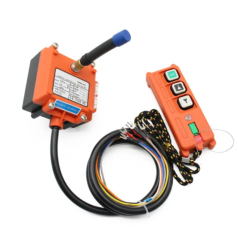 

Wireless Industrial Remote Controller Electric Hoist Remote Control Winding Engine Sand-blast Equipment Used F21-2S 3 Button