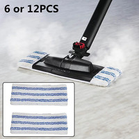 6 or 12PCS Microfiber Mop Pads for Polti Vaporetto Kit Vaporflexi Brush Eco Pro 3.0 PAEU0340 Mop