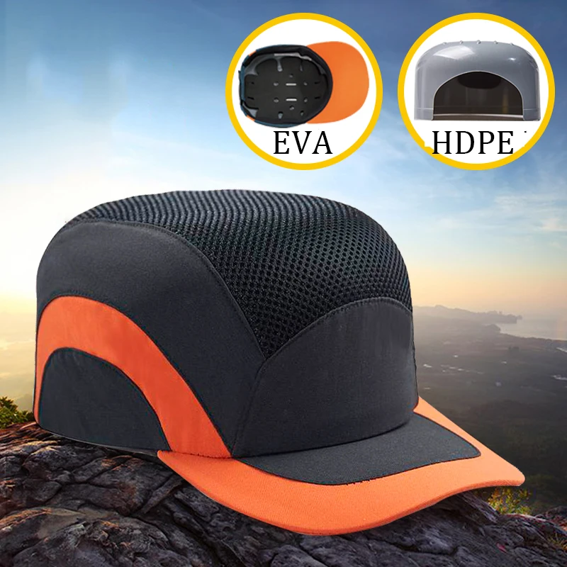 

Hard Hat Safety Helmet Construction Site Baseball Cap Hat HDPE Shell Insert Personal Protective Equipment EVA Cushion Sponge Pad