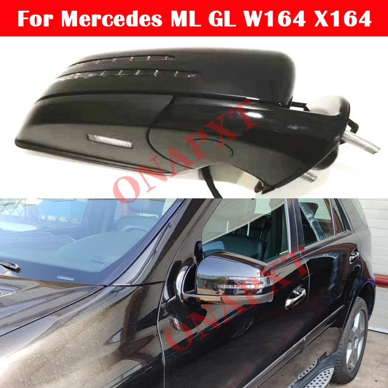 

For Mercedes ML W164 GL ML350 ML300 ML500 GL450 GL320 GL350 GL550 Car Outside Rearview Mirror Assembly X164