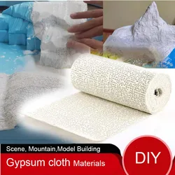 Plaster Cloth Scale Model Building Materials Gypsum Cloth Landscape Model Train Railway Layout Scenery Diy Miniature Dioramas