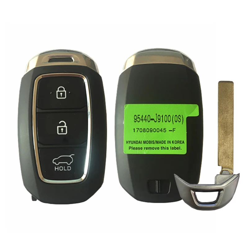 CN020083 Aftermarket 3 Button Smart Car Key For Hyundai Kona 2017+ Remotes Fob FCCID Number 95440-J9100 47 Chip 433Mhz