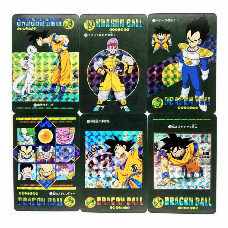 54pcs/set Dragon Ball Z GT Stormy Situation No.4 Super Saiyan Heroes Battle Card Instinct Goku Vegeta Game Collection Cards