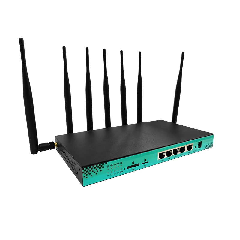 HUASIFEI  5G Router Dual Band Gigabit Router  Wireless WiFi 1200Mpbs 4G Industrial Router 256MB M.2 Port SIM Slot WG1608