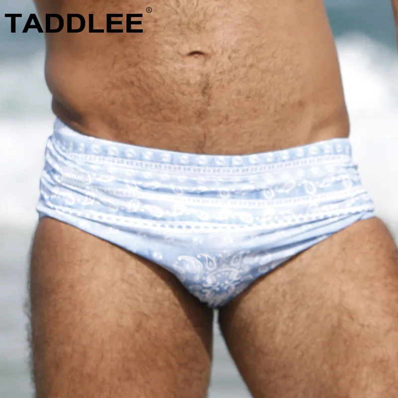 Taddlee Brand Sexy Men's Swimwear Swimming Brief Bikini Swimsuits Man Bathing suits 2019 New Surfing Board Boxers Gay Quick Dry