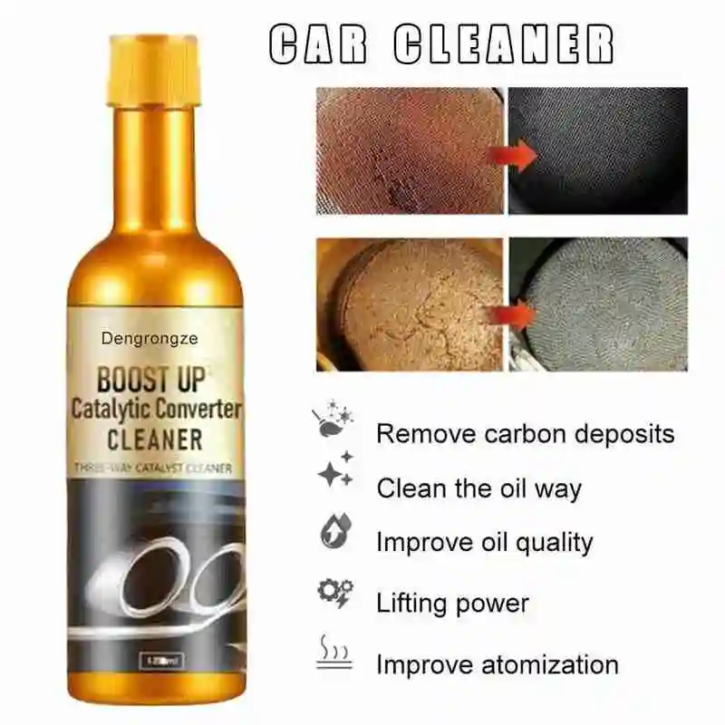 120ML Car Engine Catalytic Converter Cleaner Automobile Cleaner Catalysts Easy To Clean Engine Accelerators Engine Booster