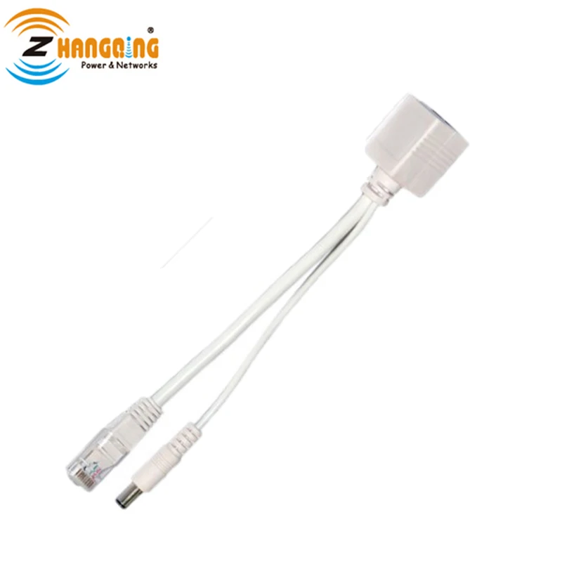 12-48 فولت PoE الفاصل محول RJ45 حاقن وكابل الفاصل الطاقة عبر إيثرنت لكاميرا IP PoE