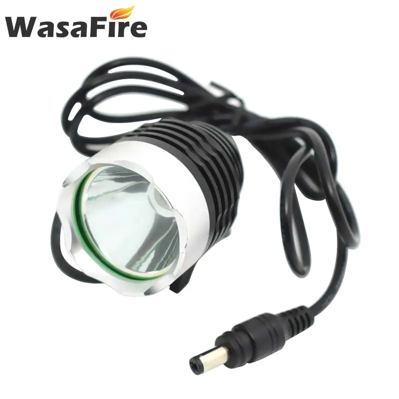WasaFire 1800lm LED Bicycle Light XML T6 Mountain Road Bike Front Lights Cycling Flashlight Headlamp with 18650 Battery Pack