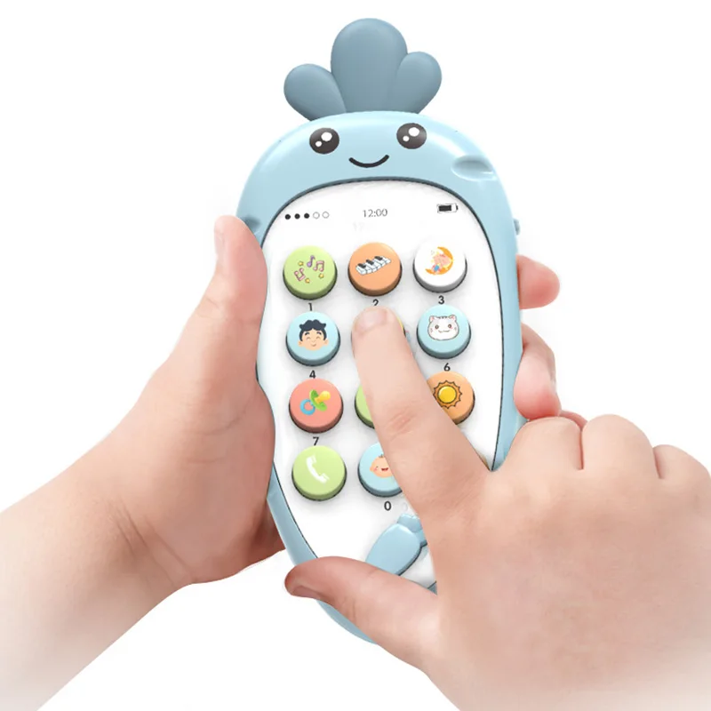 

Baby Cellphone Early Education Toy Music With Teether Practice Learning Mobile Phone Toy Chrismtas Gifts