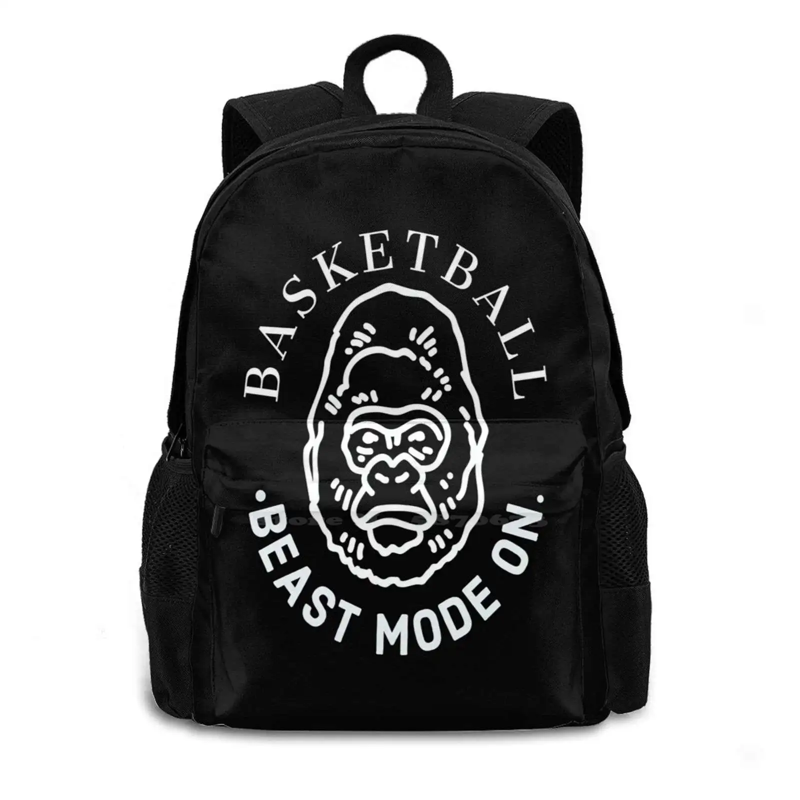 Beast Mode On. Basketball Backpacks For School Teenagers Girls Travel Bags Fitness Gym Boxing Swimming Running Volleyball