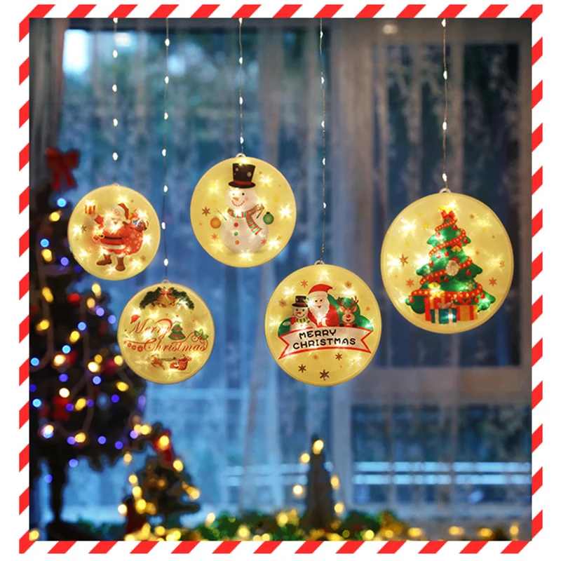 HoneyFly LED Christmas String Lamp LED USB Christmas Tree Decoration Hanging Light Waterproof Festivals Parties Windows Indoor