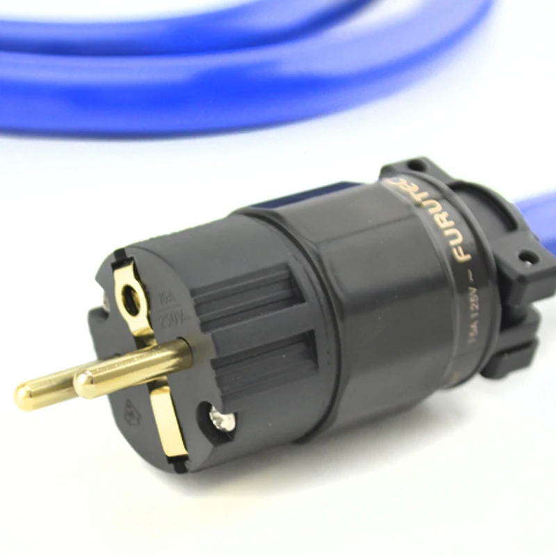 HiFi Audio Ensemble Cabo de Alimentação, Versão UE, Plug de Alimentação Conexão, oi-end Schuko Cabo De Alimentação Fio, 1 Pc