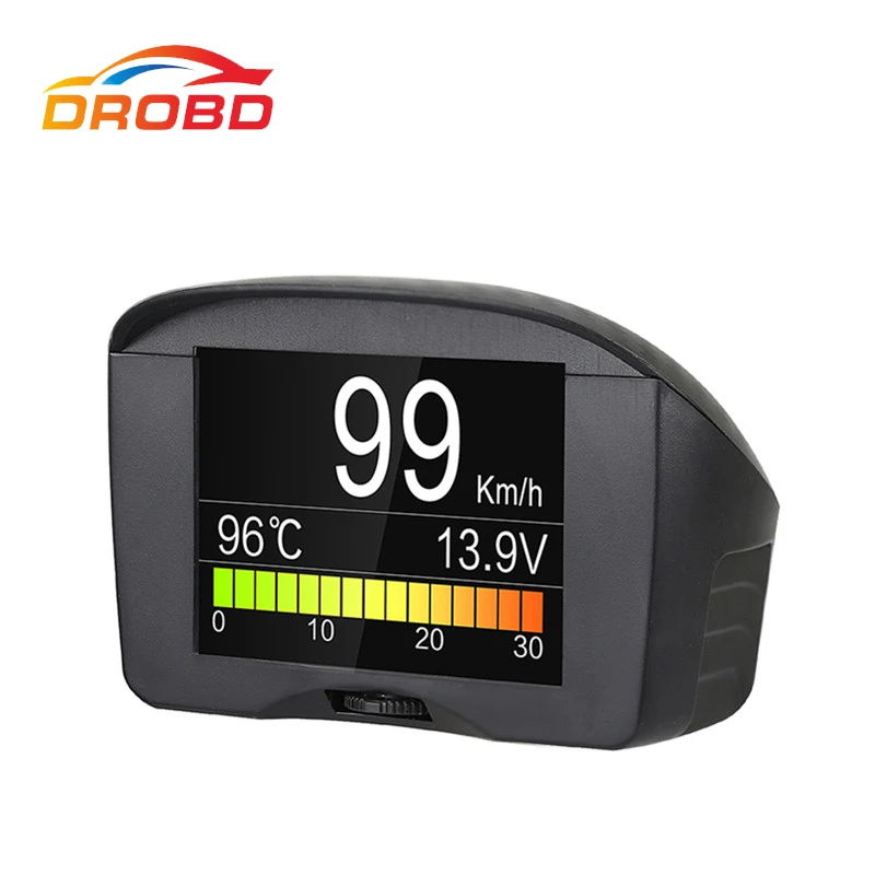 X50 Plus متعدد الوظائف سيارة obd الذكية الرقمية متر إنذار مقياس درجة حرارة الماء الجهد الرقمي سرعة متر العرض #1