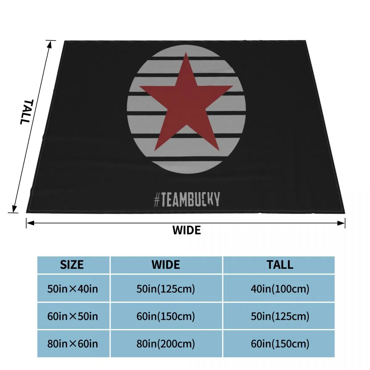 Bucky Barnes Black T Stylish Designs Brand Casual Fitness Slim Fit Unisex Decorative Bed Blanket Muslin Blanket Thermal Blanket