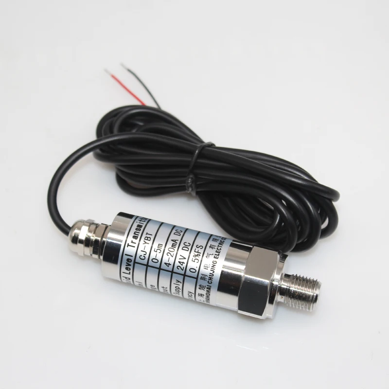 water level sensor 1m 2m 3m 4m 5m 6m 7m 8m 9m 10m 4-20mA DC depth sensor water level transmitter 12-24V liquid level sensor