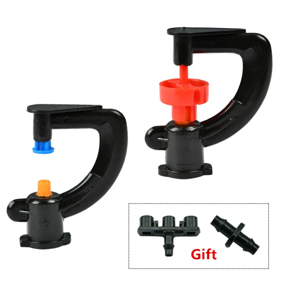 10Pc Refraction/360 Degree G Type Injector Nozzle Micro Sprinkler Garden Irrigation Spray Head Lawn Drip Micro Irrigation System