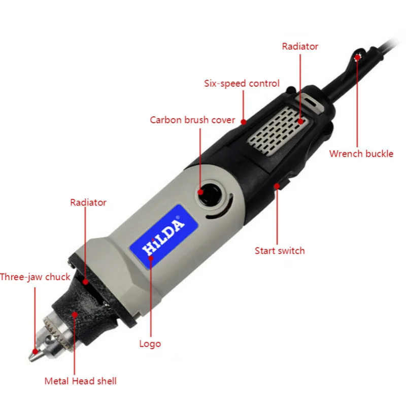 

220V 400W Electric Drill Dremel Grinder Engraver Pen Grinder Mini Drill Electric Rotary Tool Grinding Machine Dremel Accessories
