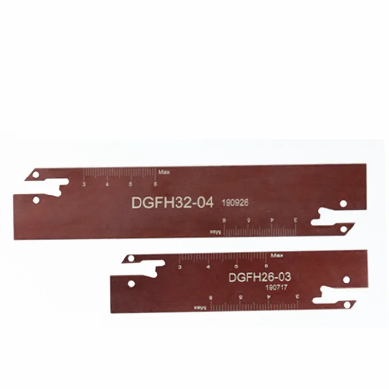 1pcs DGFH Double Head Cut Off Blade Plate DGFH26 / 32 CNC External Grooving Cutter Blade Cutter Plate For SMBB Cutting Holder
