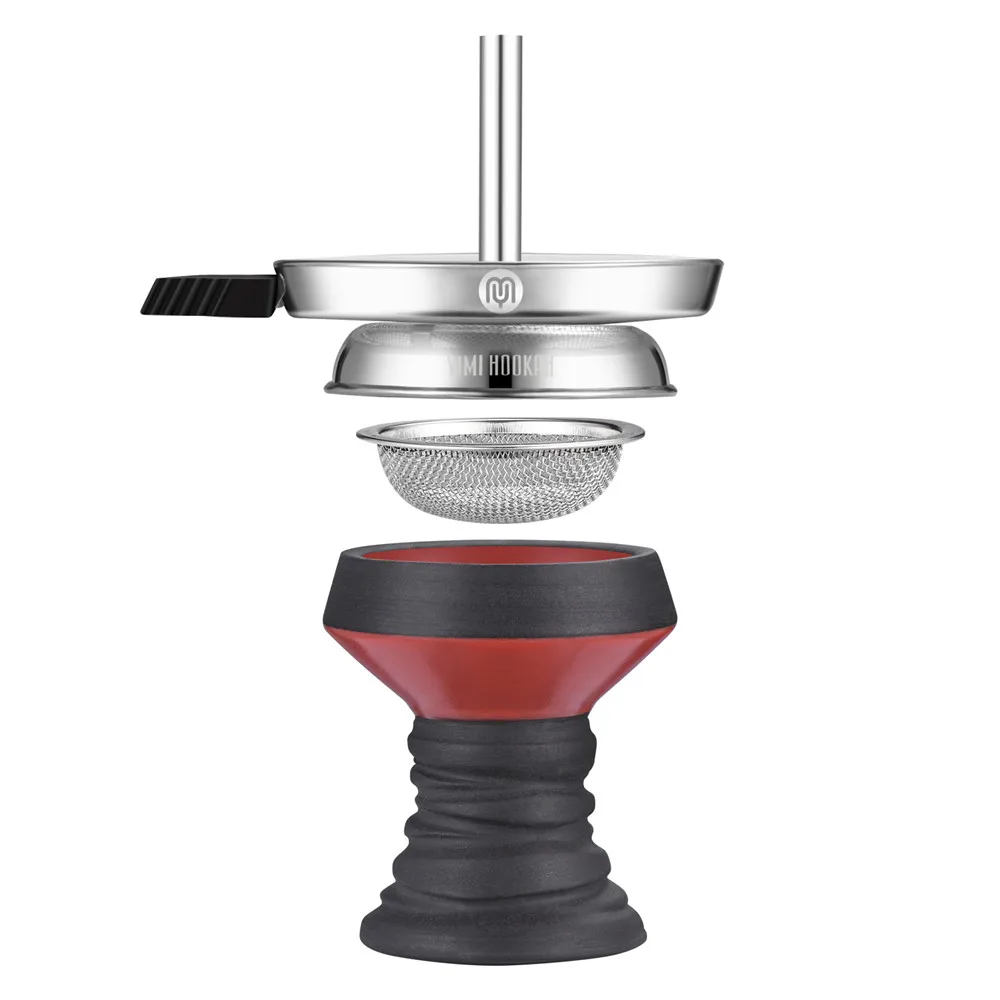 Yimi Hookah Premium Stone Shisha Head With Charcoal Holder Pipe Screen Shisha Bowl Chicha Accessories